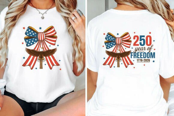 250 Years of Freedom PNG: The Ultimate American Shirt Asset