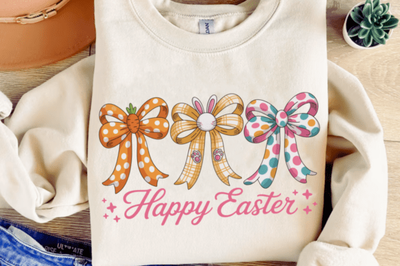 Coquette Bow Bunny PNG: Your Go-To Easter Design Asset