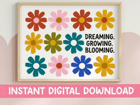 Dreaming Growing Blooming: A Fresh Take on Floral SVG Design